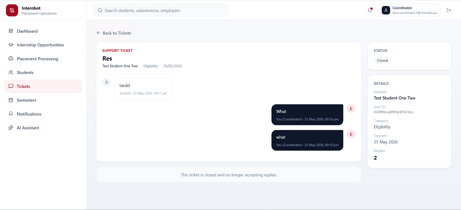 Internbot compliance tools